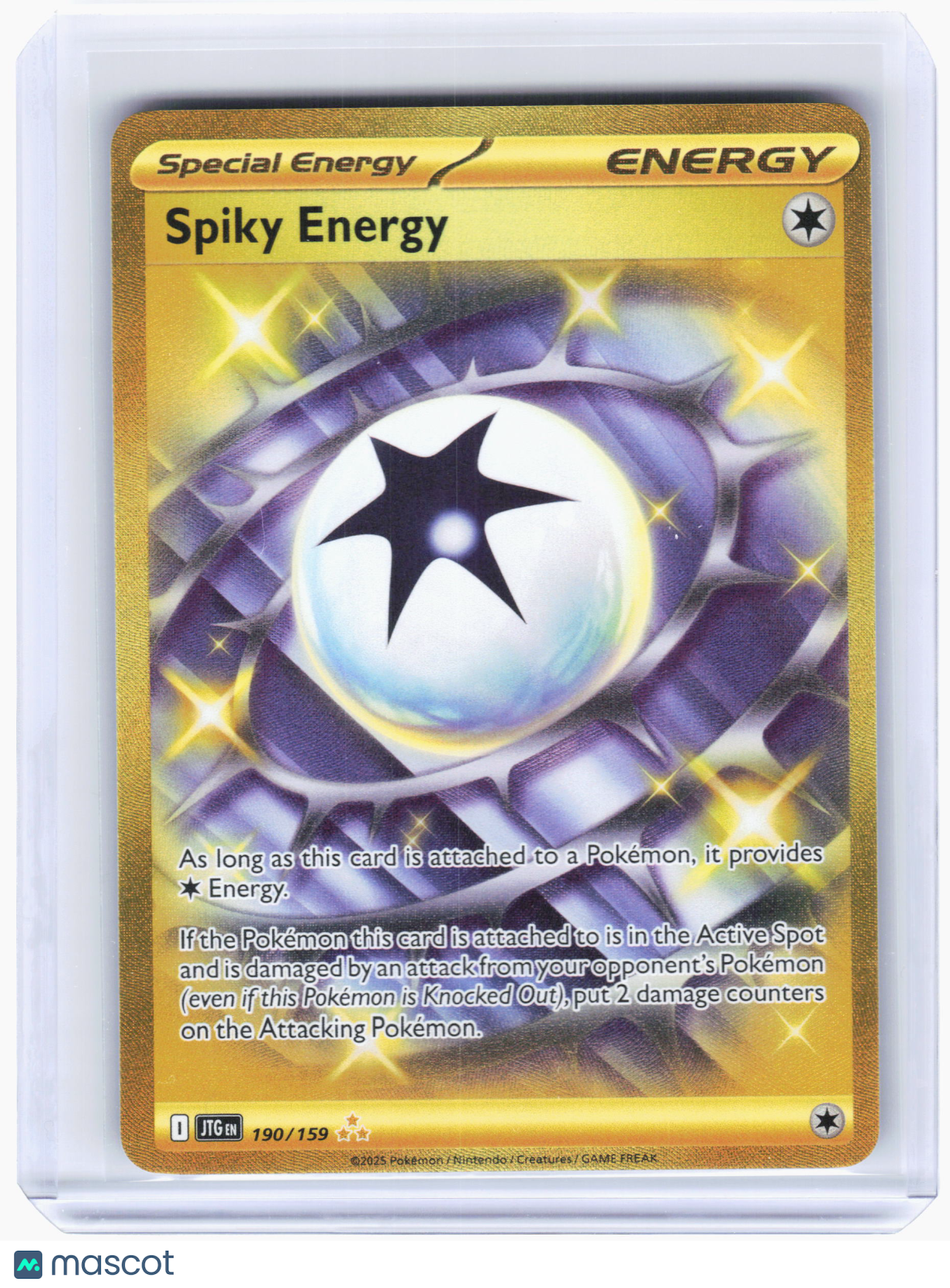 2025 Pokemon—Spiky Energy #190/159 Journey Together—Hyper Rare Holo