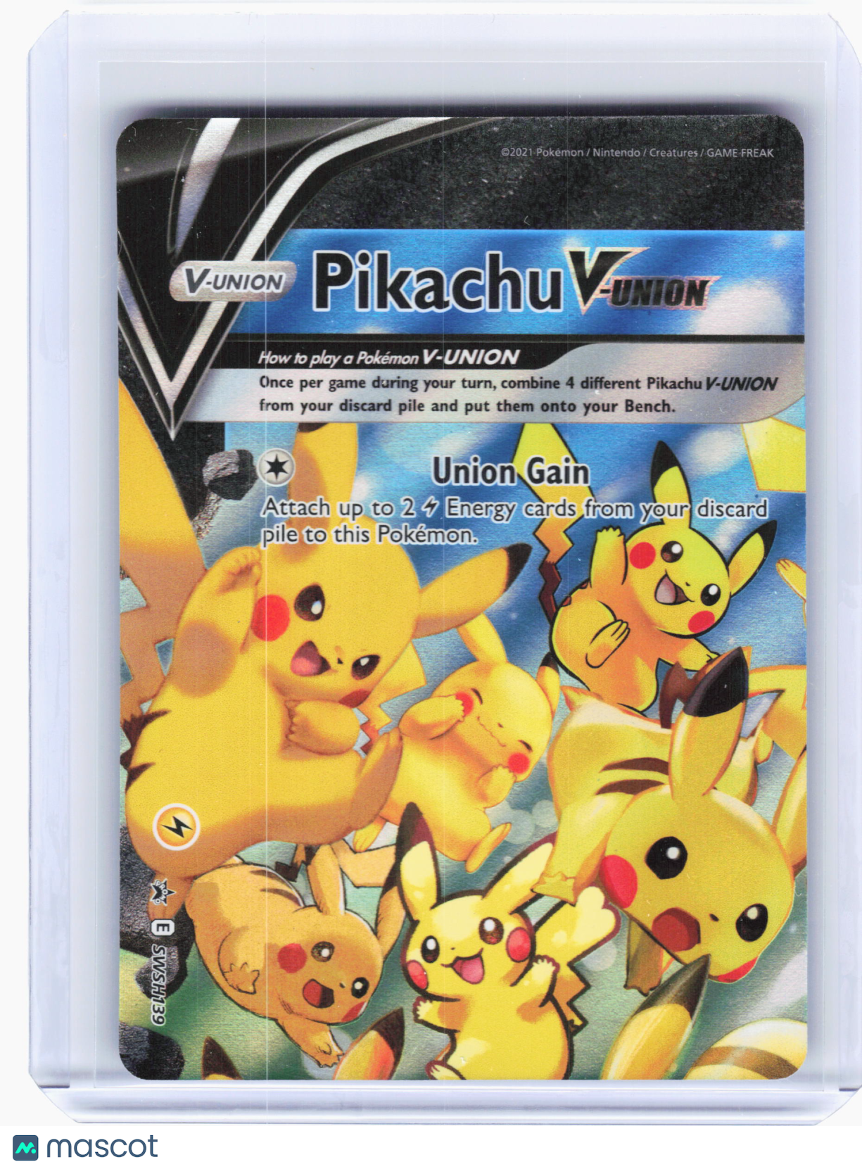 2021 Pokemon—Pikachu V-Union #139/140/141/142 Sword & Shield—Promo (Four Set)