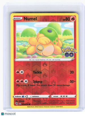 2022 —Numel #13 Pokemon GO—Common Holo (Peelable Ditto)