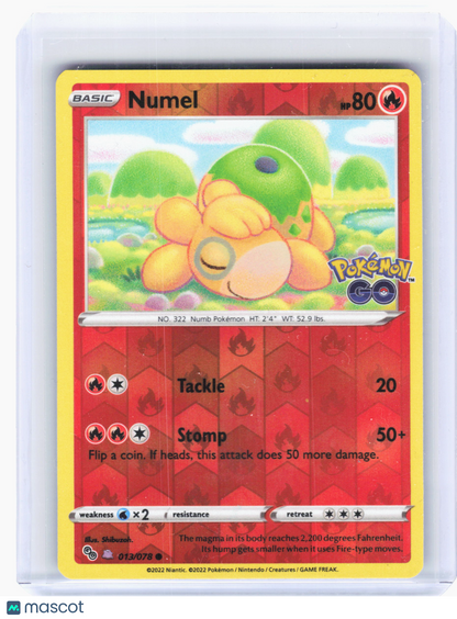 2022 —Numel #13 Pokemon GO—Common Holo (Peelable Ditto)