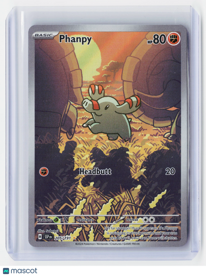 2024 Pokemon TCG—Phanpy #205/191 Surging Sparks—Alternative Art