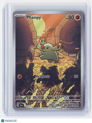 2024 Pokemon—Phanpy #205/191 Surging Sparks—Illustration Rare Foil
