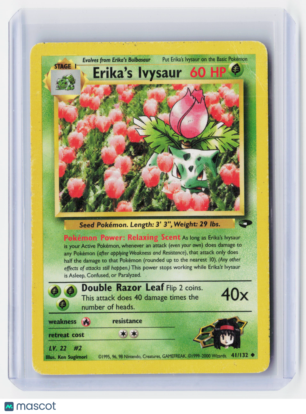 2000 Pokemon—Erika's Ivysaur #41/132 Gym Challenge—Nonfoil [Moderately Played]