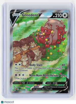 2022 Pokemon—Greedent V (Alternate Full Art) #257/264 Fusion Strike—UR Holo