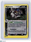 2003 Pokemon—Mightyena #10/109 EX Ruby & Sapphire—Rare Holo [Moderately Played]