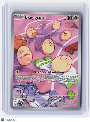 2024 Pokemon—Exeggcute #192/191 Surging Sparks—Illustration Rare Foil