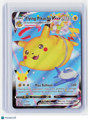2021 Pokemon TCG—Flying Pikachu VMAX #7/25 Celebrations—Alternative Art