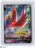 2022 Pokemon—Ho-Oh V (Full Art) #187/195 Silver Tempest—Ultra Rare Holo