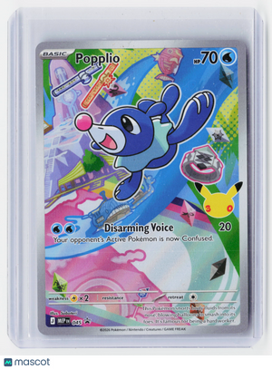 2026 Pokemon TCG—Popplio #045 First Partner Pack—Black Star Promo