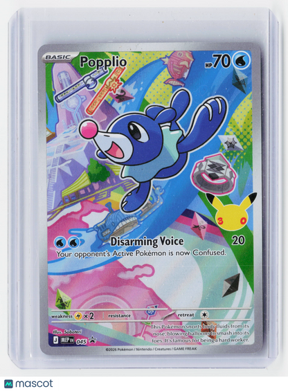 2026 Pokemon TCG—Popplio #045 First Partner Pack—Black Star Promo