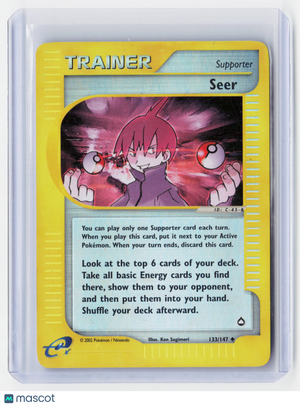 2002 Pokemon—Seer #133/147 Aquapolis—Uncommon Reverse Holo [Lightly Played]