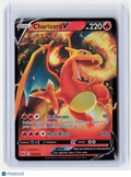 2023 Pokemon—Charizard V #018/159 Crown Zenith—Ultra Rare Foil