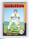 Topps 1975 Topps Baseball—Robin Yount #223 —Very Good