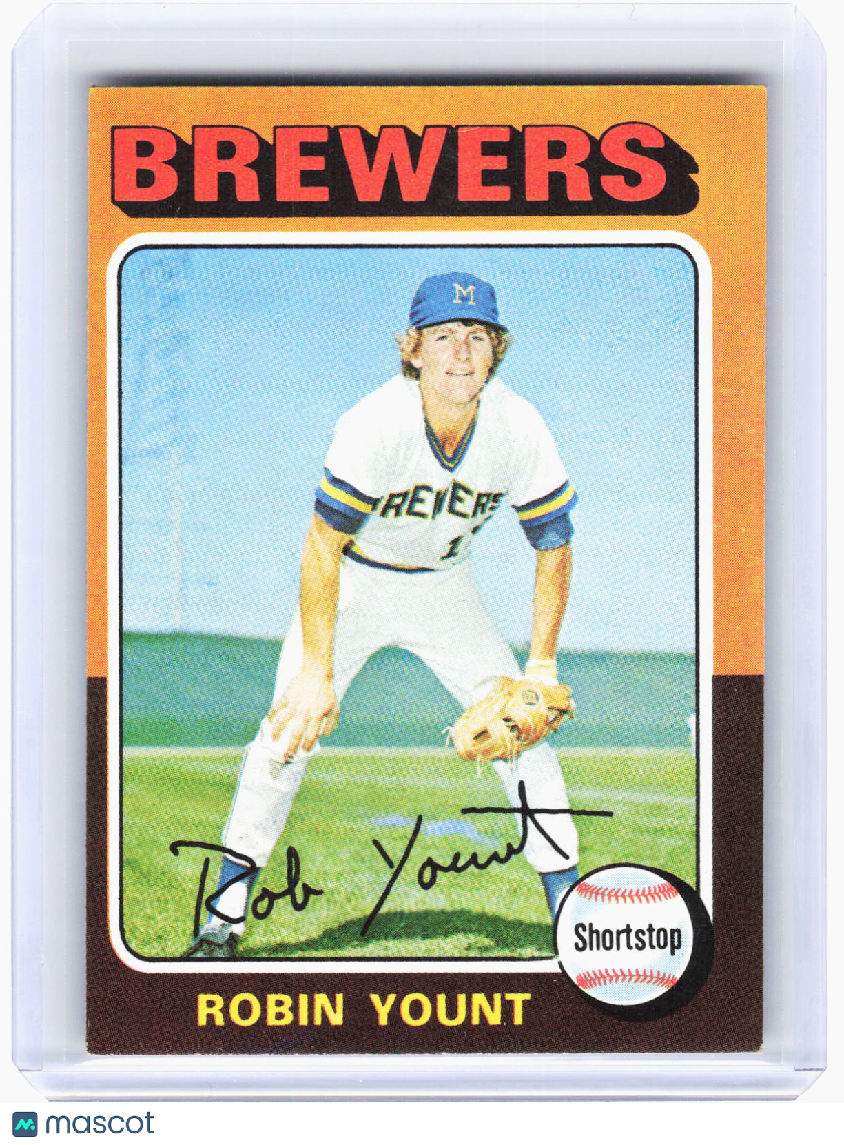 Topps 1975 Topps Baseball—Robin Yount #223 —Very Good