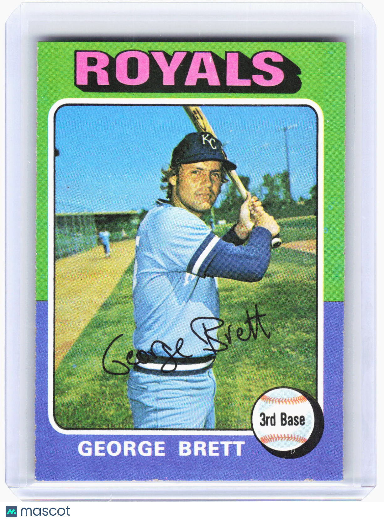 Topps 1975 Topps Baseball—George Brett #228 —Very Good