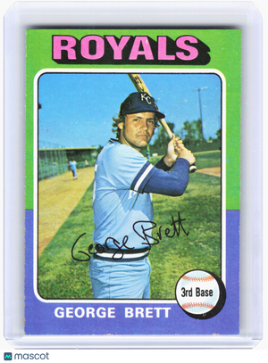 Topps 1975 Topps Baseball—George Brett #228 —Very Good