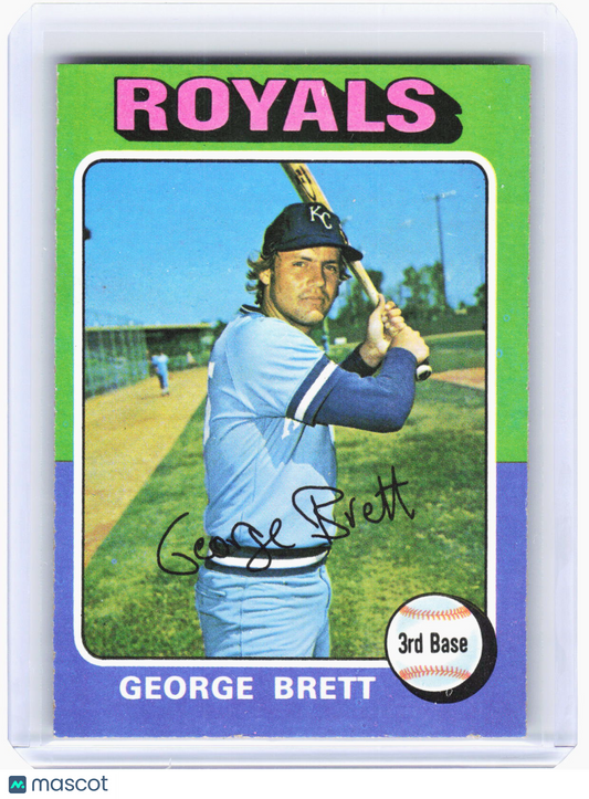 Topps 1975 Topps Baseball—George Brett #228 —Very Good