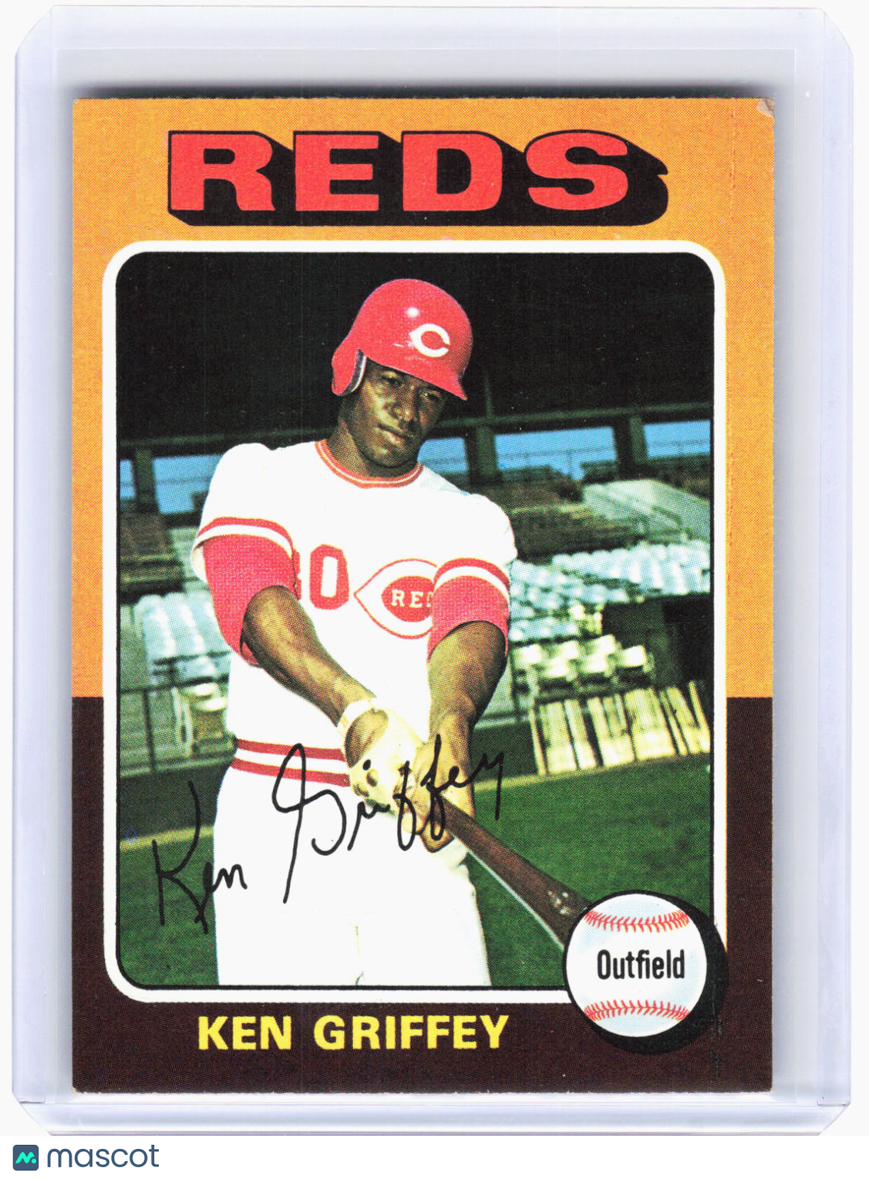 Topps 1975 Topps Baseball—Ken Griffey #284 —Very Good