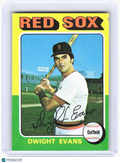 Topps 1975 Topps Baseball—Dwight Evans #255 —Very Good