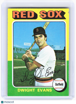Topps 1975 Topps Baseball—Dwight Evans #255 —Very Good