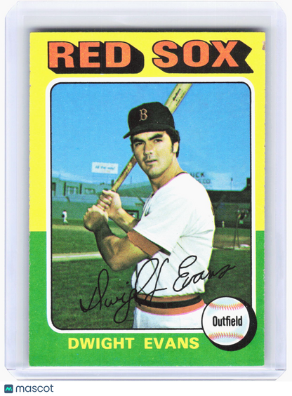 Topps 1975 Topps Baseball—Dwight Evans #255 —Very Good
