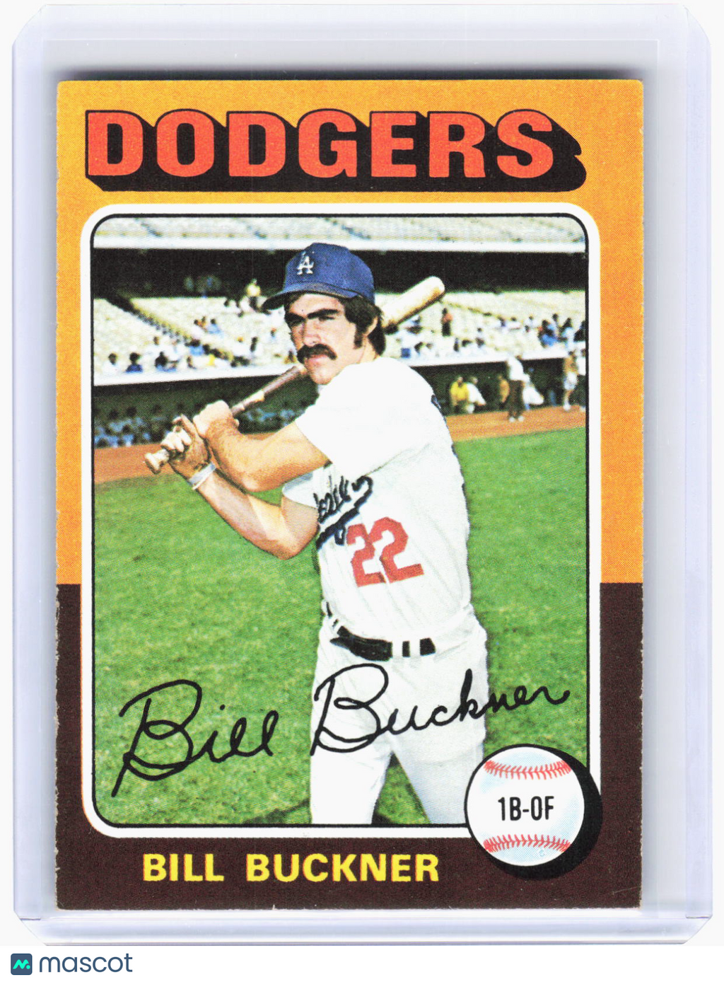Topps 1975 Topps Baseball—Bill Buckner #244 —Very Good