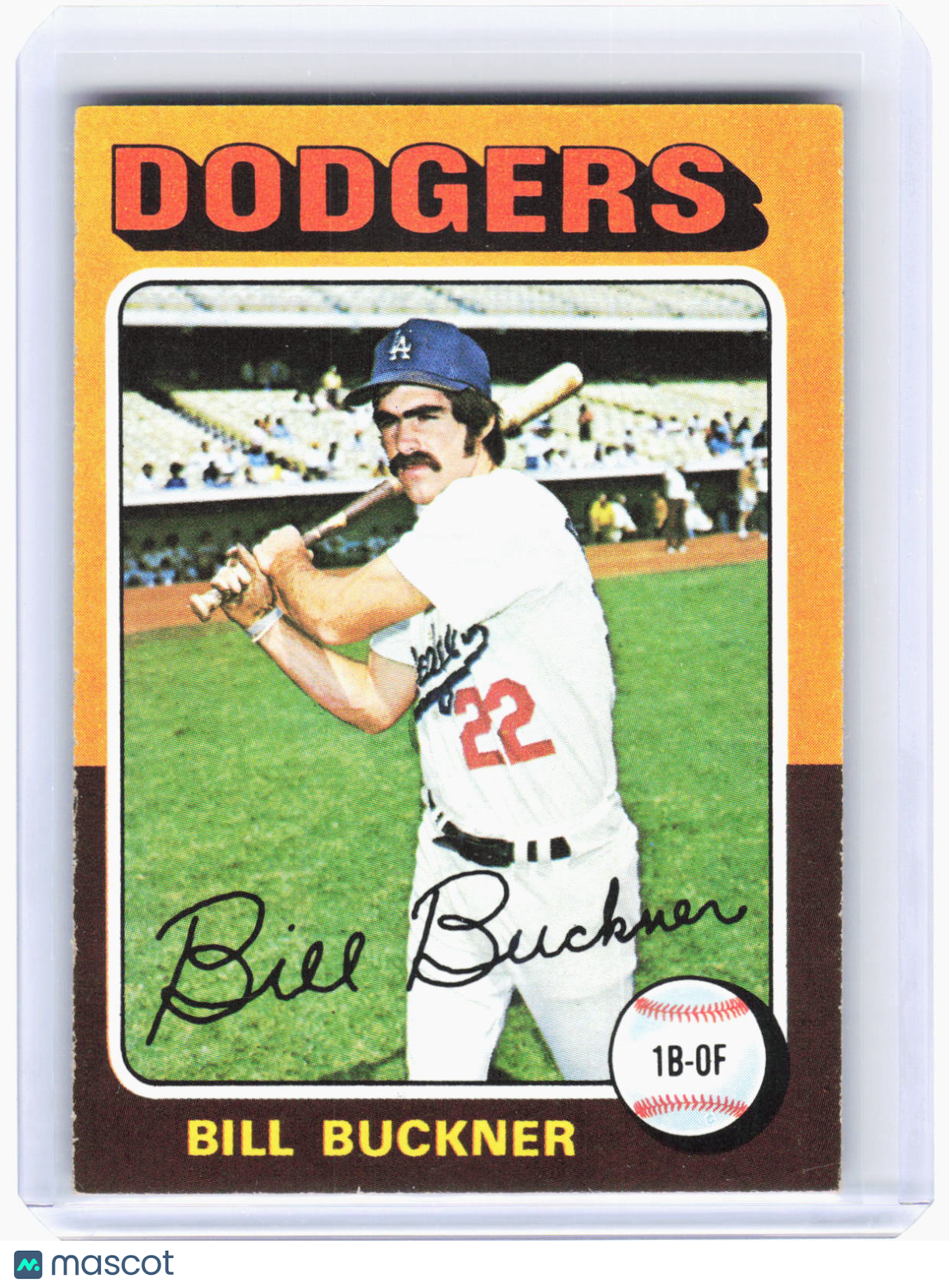 Topps 1975 Topps Baseball—Bill Buckner #244 —Very Good