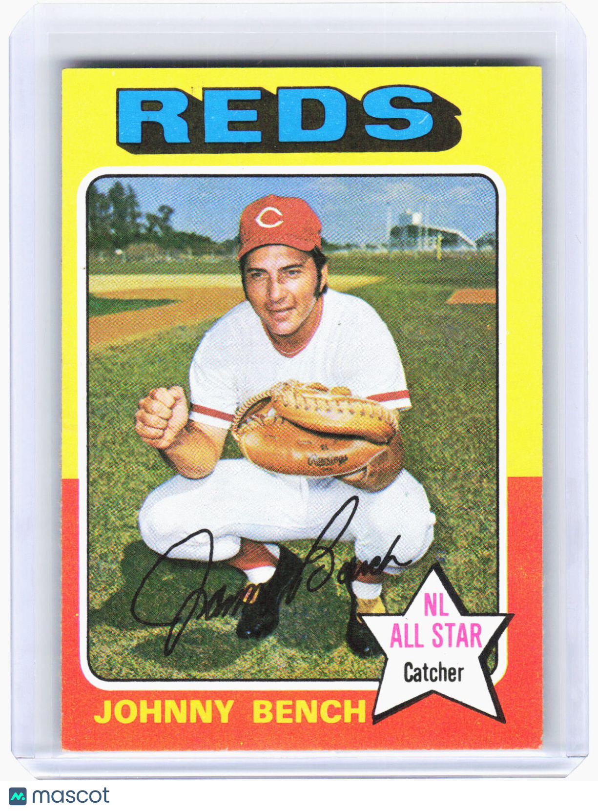 Topps 1975 Topps Baseball—Johnny Bench #260 —Very Good