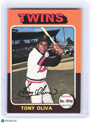 Topps 1975 Topps Baseball—Tony Oliva #325 —Very Good