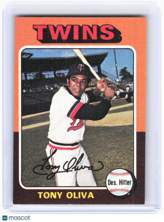 Topps 1975 Topps Baseball—Tony Oliva #325 —Very Good