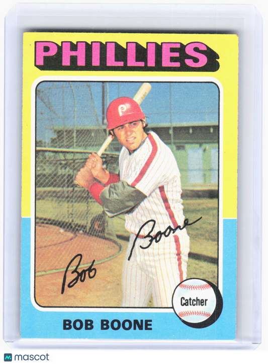Topps 1975 Topps Baseball—Bob Boone #351 —Very Good