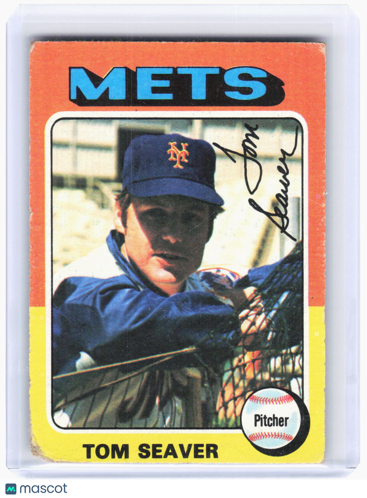 Topps 1975 Topps Baseball—Tom Seaver #370 —Poor