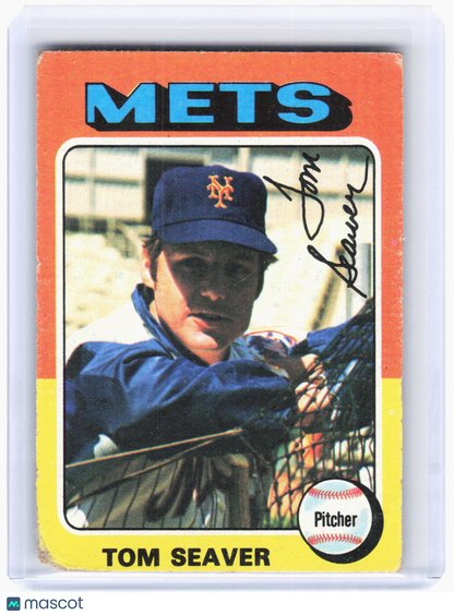 Topps 1975 Topps Baseball—Tom Seaver #370 —Poor