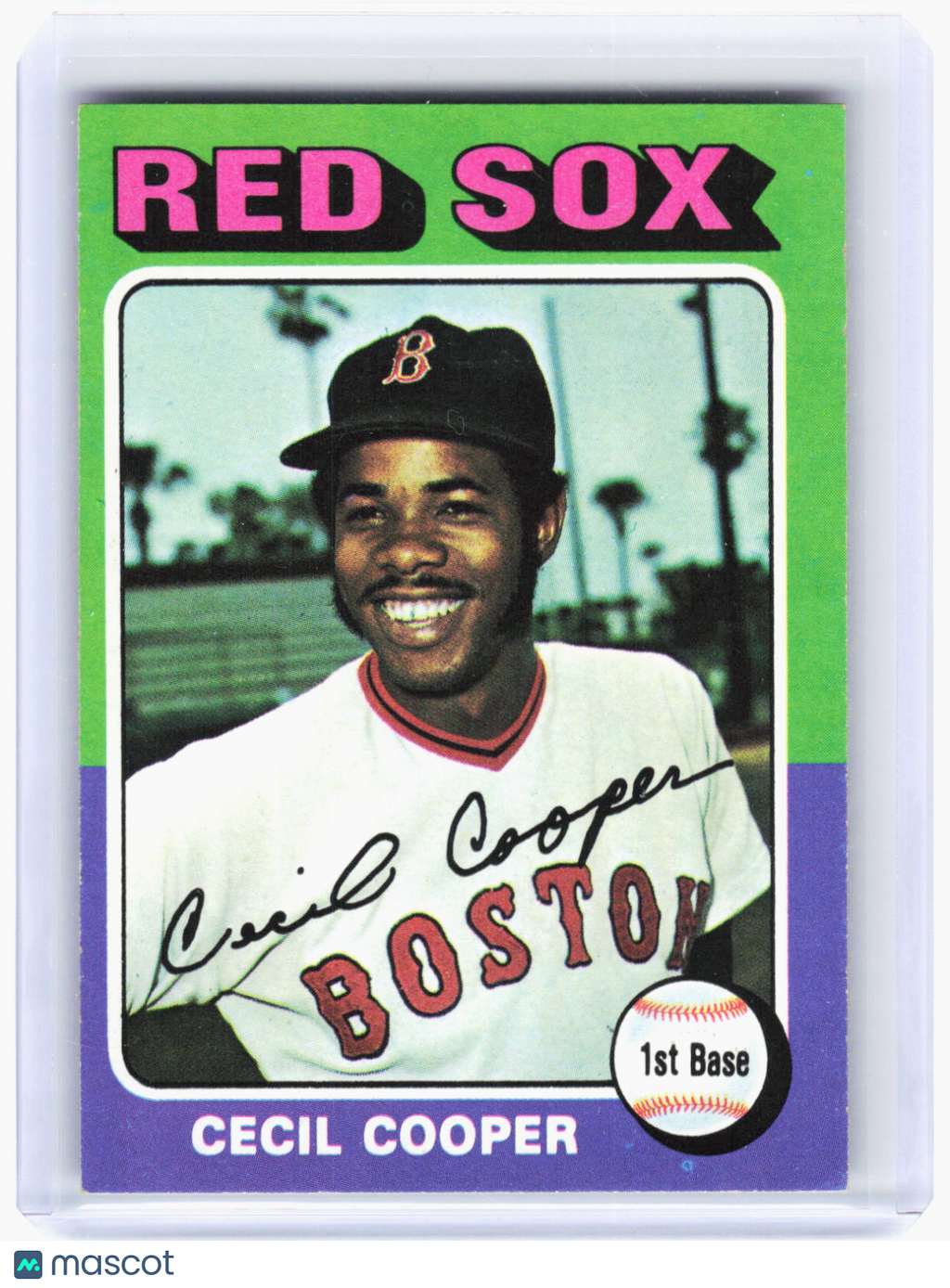 Topps 1975 Topps Baseball—Cecil Cooper #489 —Very Good