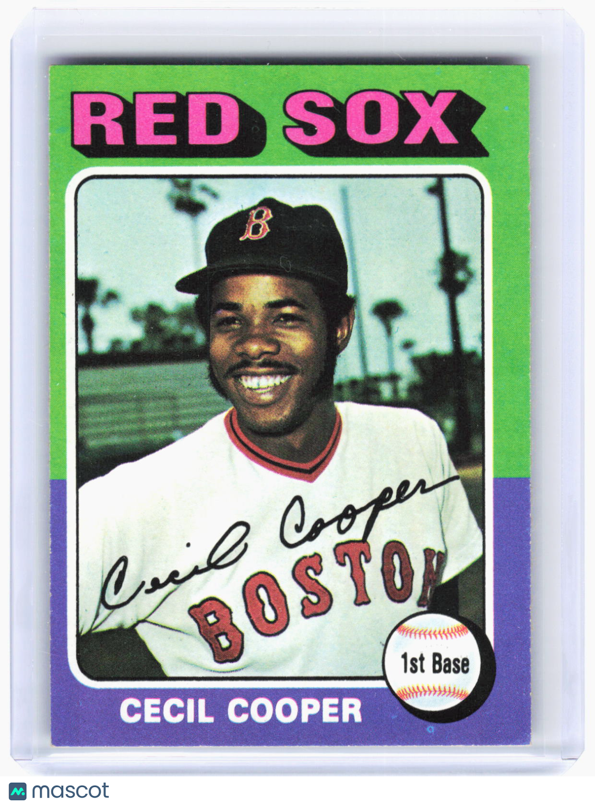 Topps 1975 Topps Baseball—Cecil Cooper #489 —Very Good