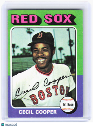 Topps 1975 Topps Baseball—Cecil Cooper #489 —Very Good