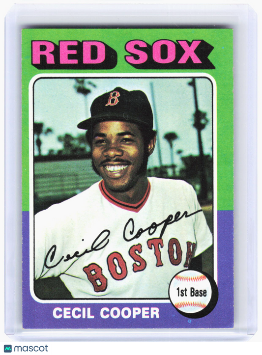 Topps 1975 Topps Baseball—Cecil Cooper #489 —Very Good