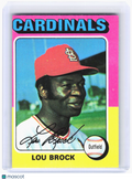 Topps 1975 Topps Baseball—Lou Brock #540 —Very Good