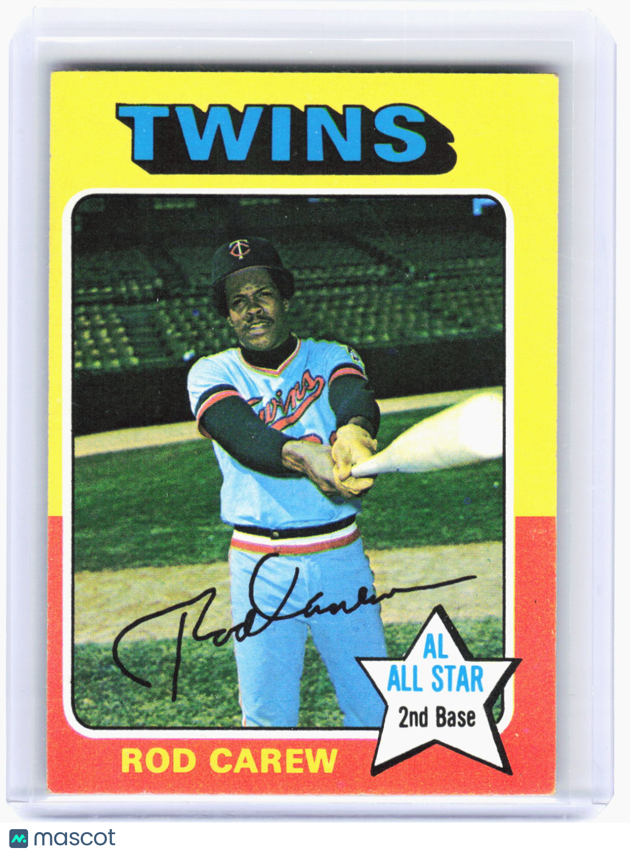 Topps 1975 Topps Baseball—Rod Carew #600 —Very Good