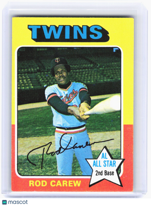 Topps 1975 Topps Baseball—Rod Carew #600 —Very Good