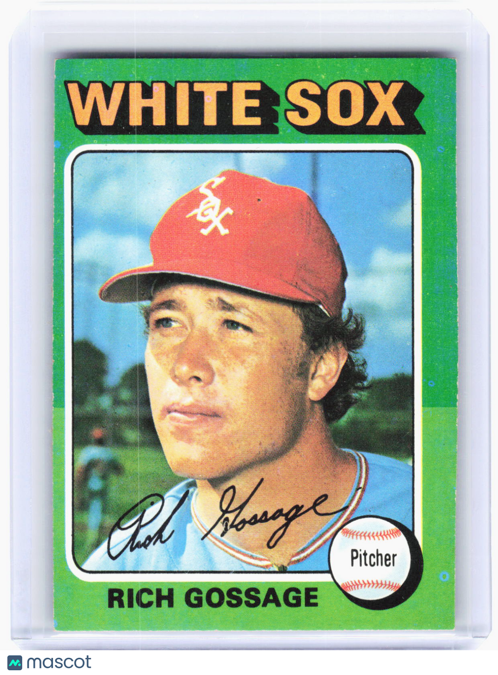 Topps 1975 Topps Baseball—Rich Gossage #554 —Very Good