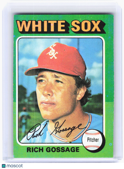 Topps 1975 Topps Baseball—Rich Gossage #554 —Very Good