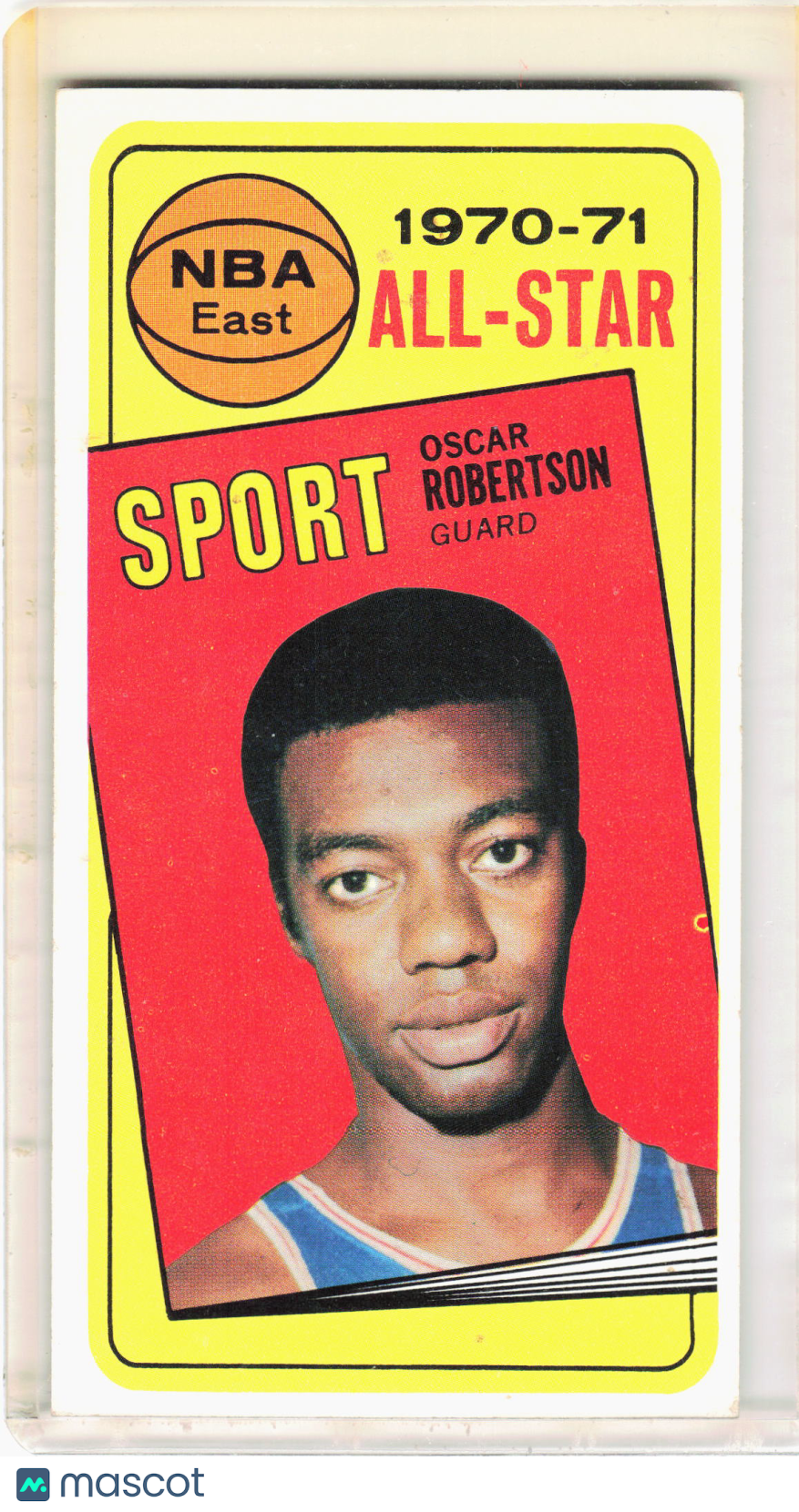 Topps 1970 Topps Basketball—Oscar Robertson #114 —Very Good