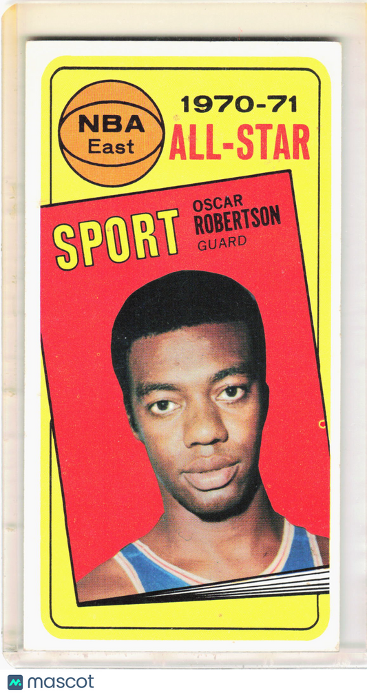 Topps 1970 Topps Basketball—Oscar Robertson #114 —Very Good