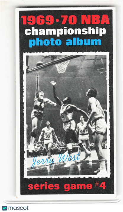 Topps 1969 Topps Basketball—Jerry West #171 —Very Good