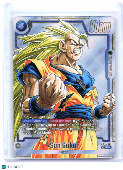 2025 Dragon Ball—Son Goku (Alt Art) #SB02-023 Manga Booster 02—Super Rare Foil