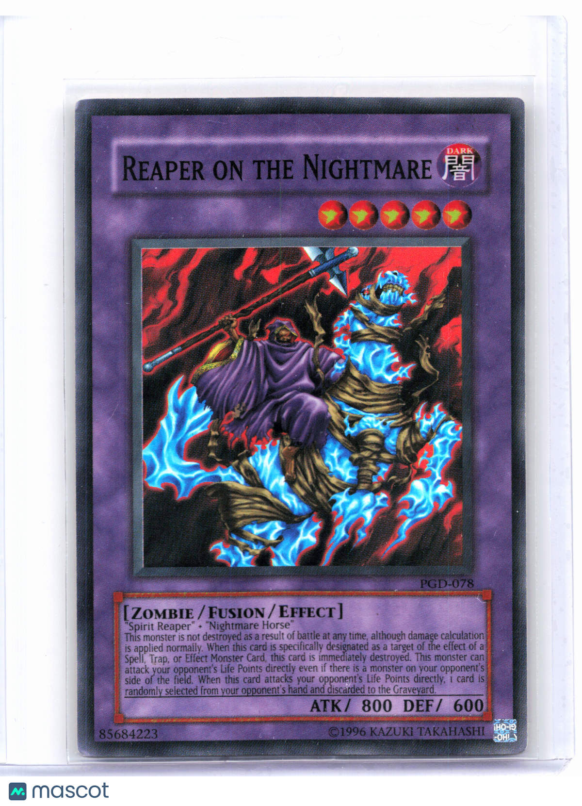 2003 YuGiOh!—Reaper on the Nightmare #PGD-078 Pharaonic Guardian—Super Rare Foil