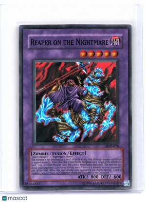 2003 YuGiOh!—Reaper on the Nightmare #PGD-078 Pharaonic Guardian—Super Rare Foil