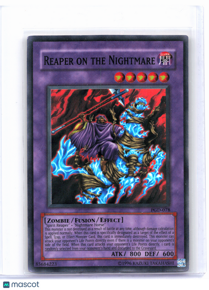 2003 YuGiOh!—Reaper on the Nightmare #PGD-078 Pharaonic Guardian—Super Rare Foil