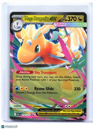 2026 Pokemon—Mega Dragonite ex #152/217 Ascended Heroes—Double Rare Holo